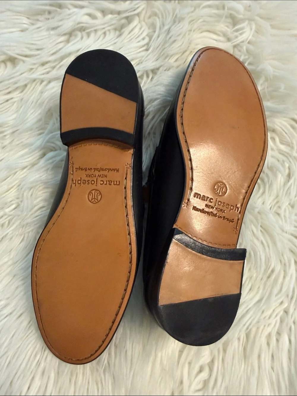 Marc Joseph Black Leather Bit Loafers for Men size 6 BNWOT see all photos